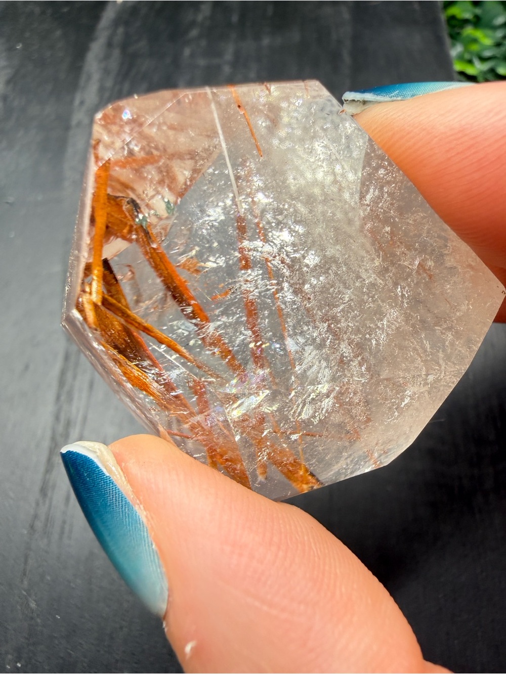 Red Rutilated Quartz Freeform - Picture 6 of 10